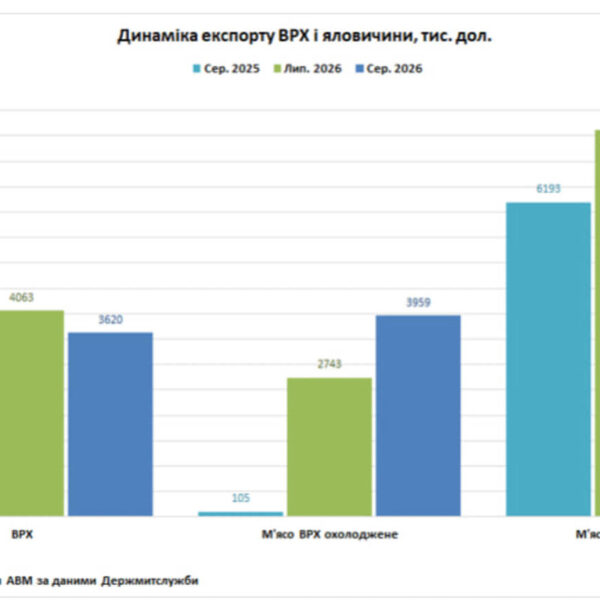 Українські аграрії подвоїли експорт яловичини: нові ринки збуту