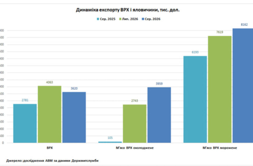 Українські аграрії подвоїли експорт яловичини: нові ринки збуту