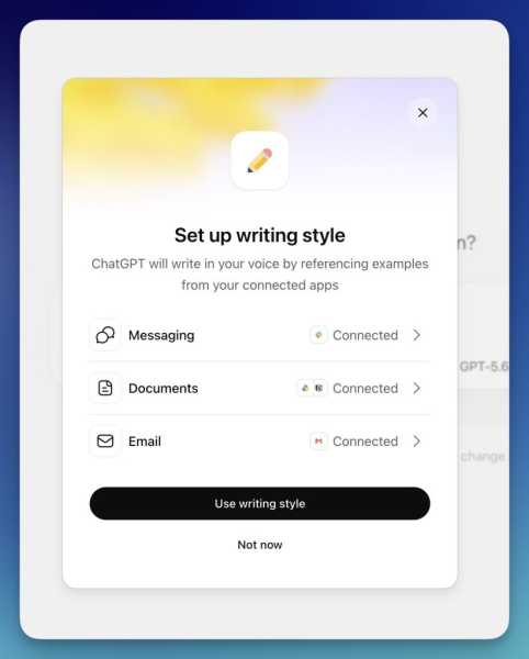 ChatGPT копіює ваш стиль письма, аналізуючи дані зі Slack, Gmail та Google Drive 6
