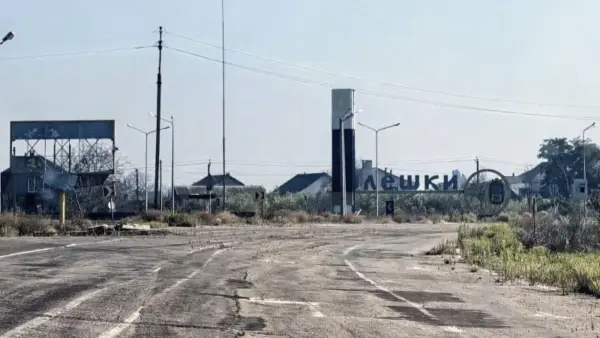 Гуманітарна блокада Олешок: мешканці борються за продовольство 11 В’їзд до окупованого міста Олешки на Херсонщині