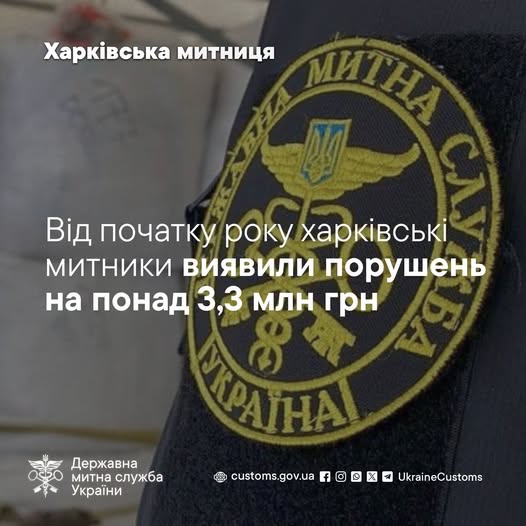 Харківські митники: 8 місяців 2026 року та найчастіші порушення