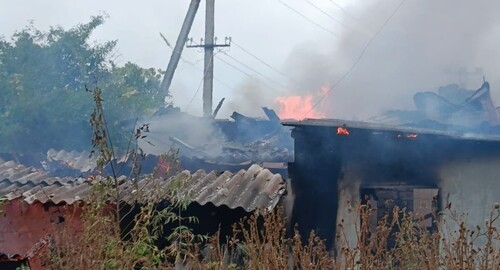 ЧАС НОВИН в Україні 18 Наслідки влучання ворожого дрона: зруйновано приватний будинок у Слатиному