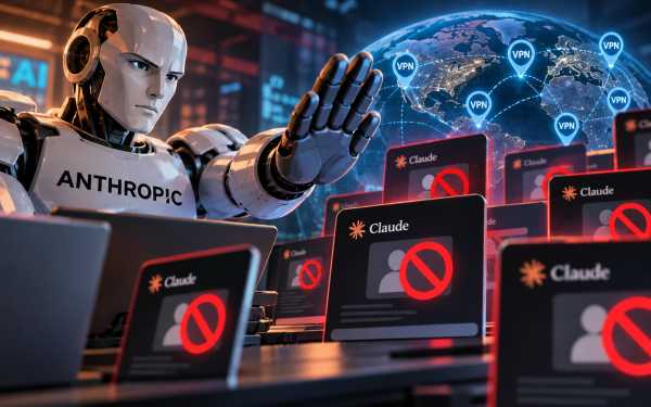 Anthropic блокує акаунти Claude, які використовували VPN