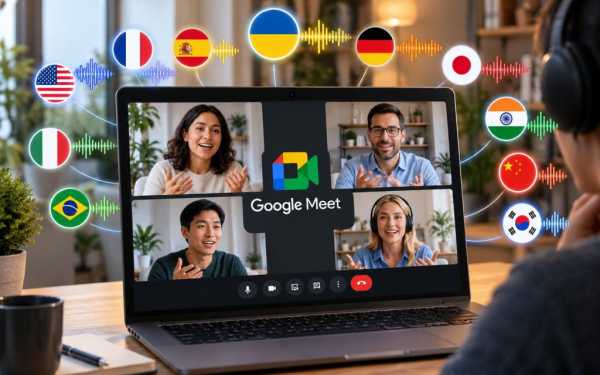 Google Meet додав голосовий переклад українською та ще 62 мовами