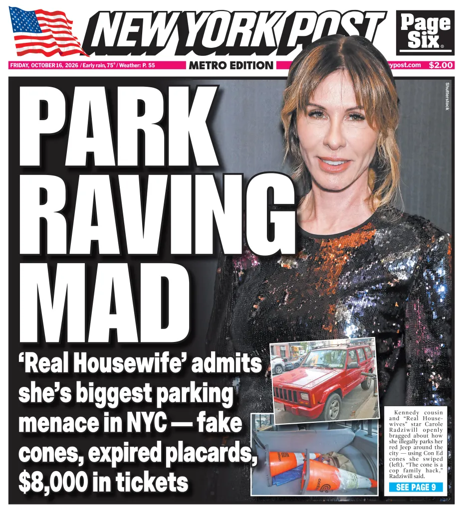Керол Редзівілл з RHONY шокувала новинами після викриття "The Post" щодо шахрайства з паркуванням 10