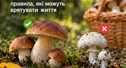 Грибний сезон: як вберегтися від небезпечного отруєння