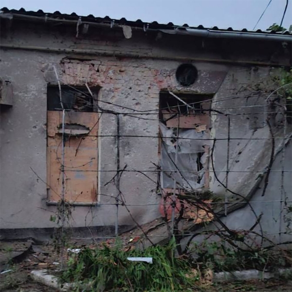 Приватне обійстя після обстрілу 1